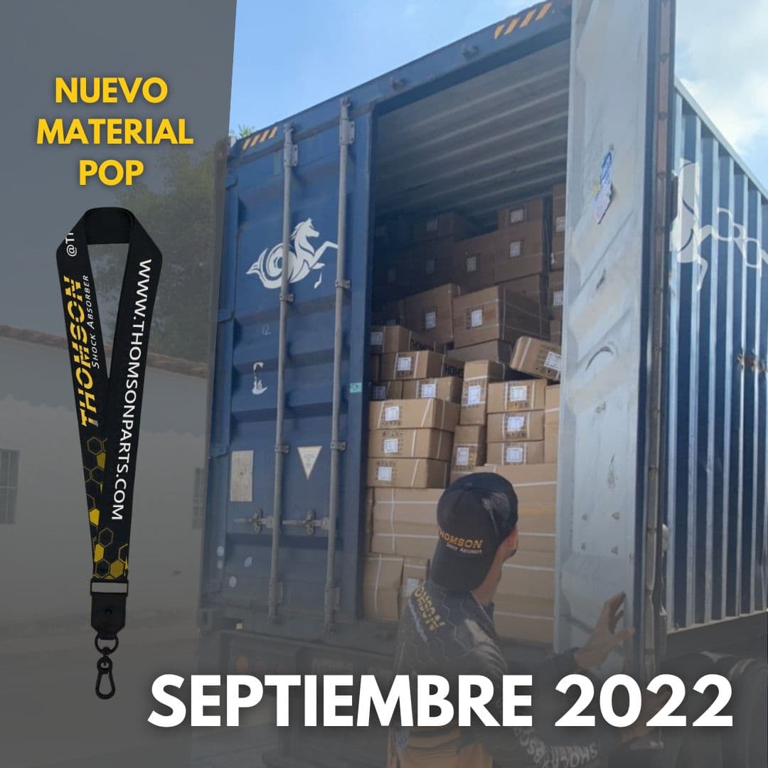 We finish the month of September receiving another container